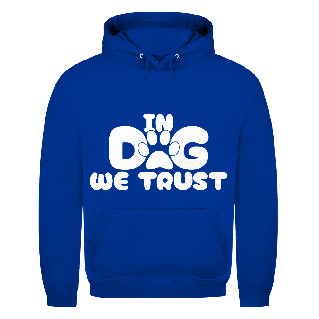 Herren Hoodie in Dog we trust
