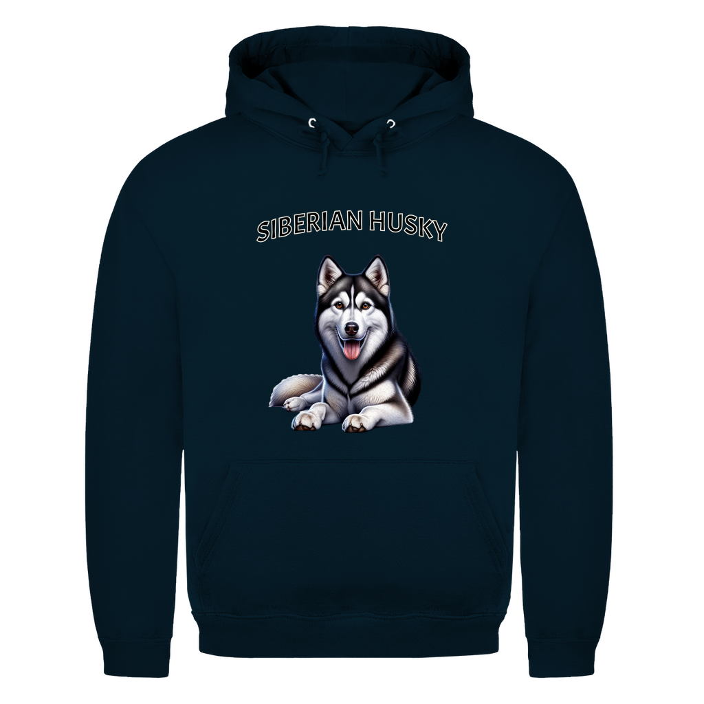 Herren Hoodie Siberian Husky