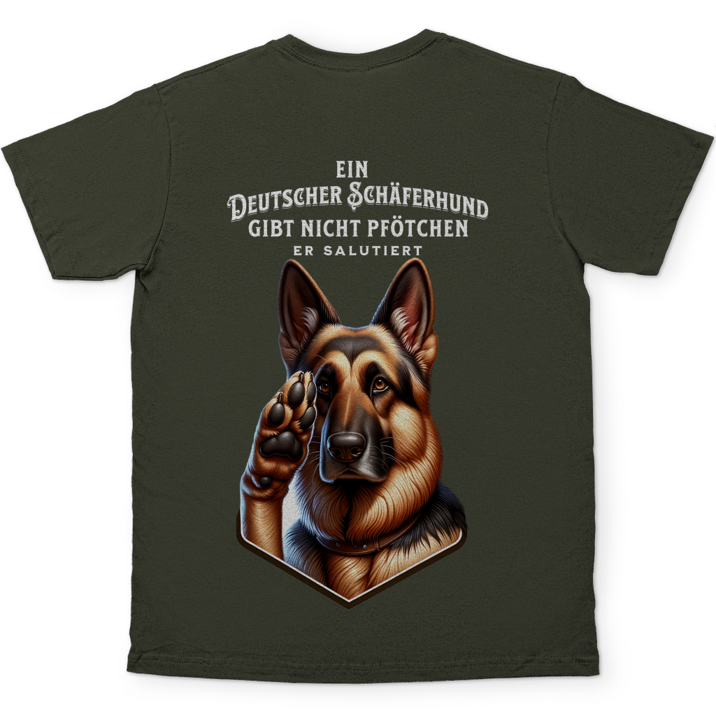 Herren T-Shirt DSH geben nicht Pfötchen