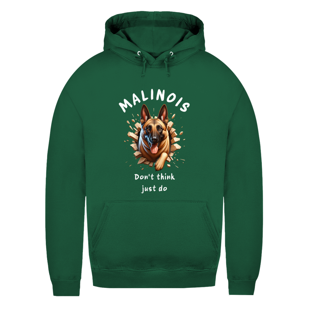 Damen Hoodie Malinois Don't think just do