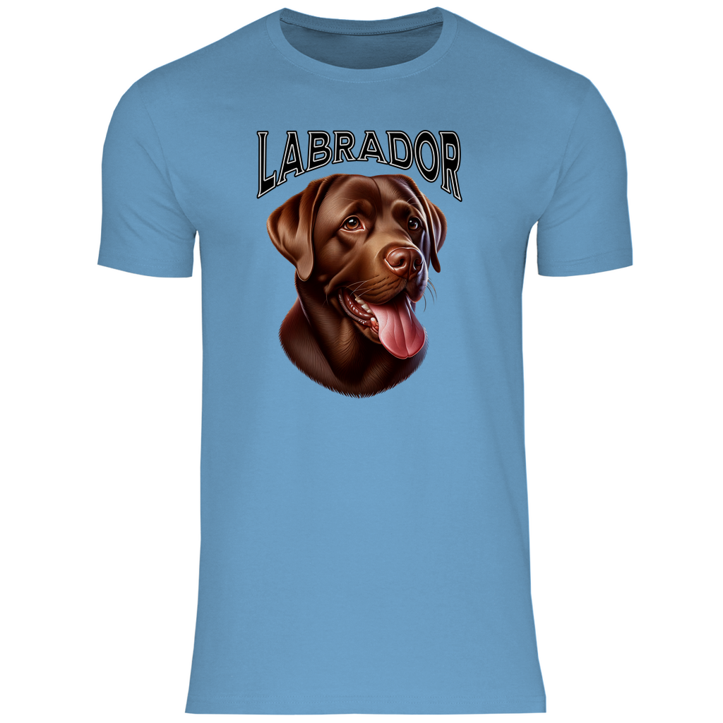 Herren T-Shirt Labrador Schoko