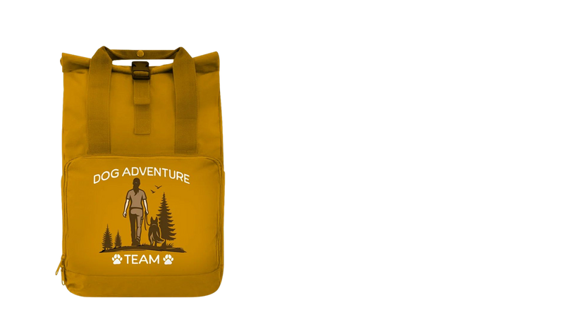 Rucksack mit Hundemotiv