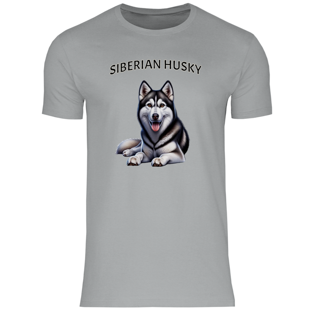 Herren T-Shirt Siberian Husky