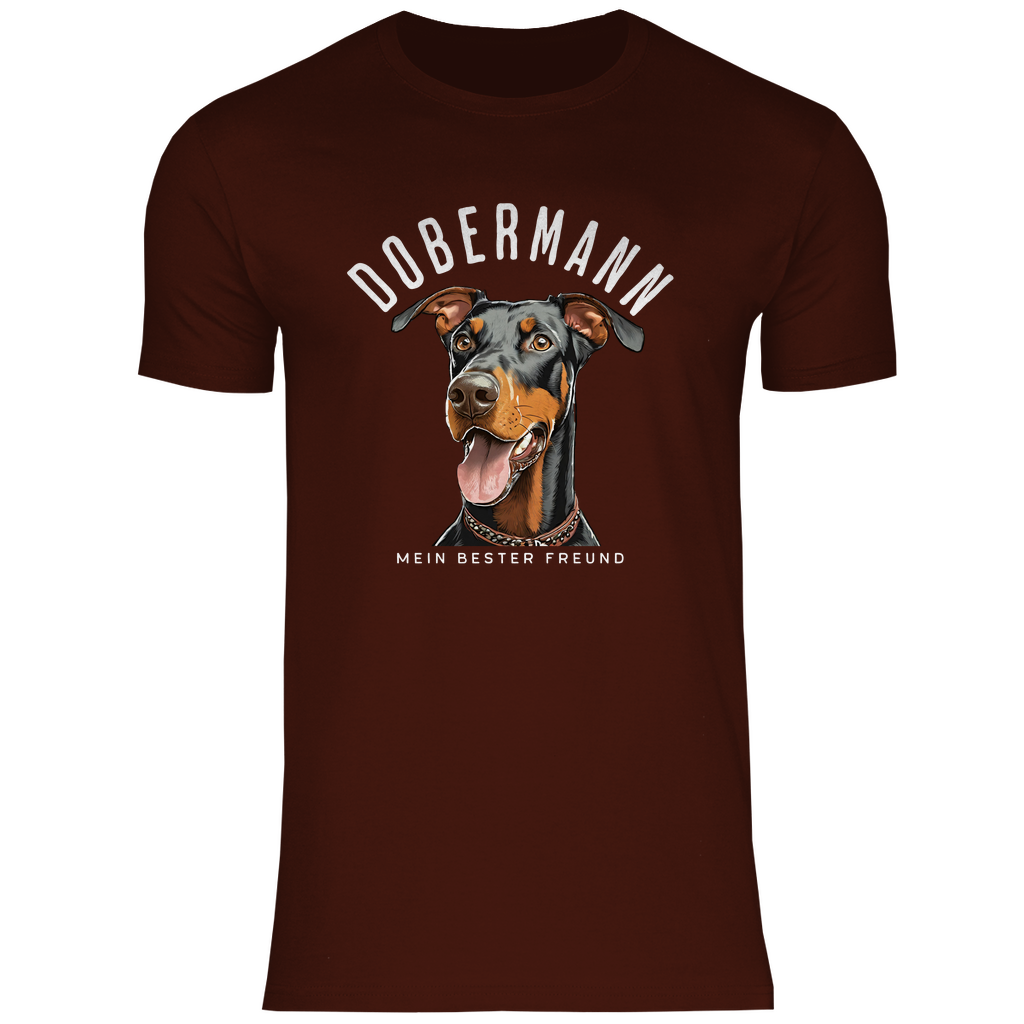 Herren T-Shirt Dobermann