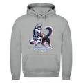 Herren Hoodie Husky spielt im Schnee