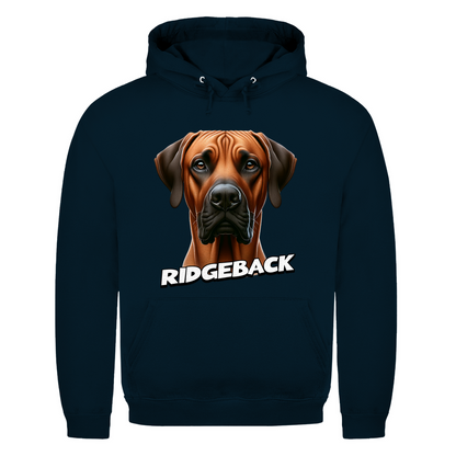 Herren Hoodie Ridgeback Kopf mit Schriftzug