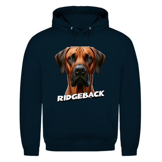 Herren Hoodie Ridgeback Kopf mit Schriftzug