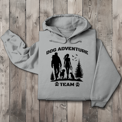 Hoodie Dog Adventure Team für Herren