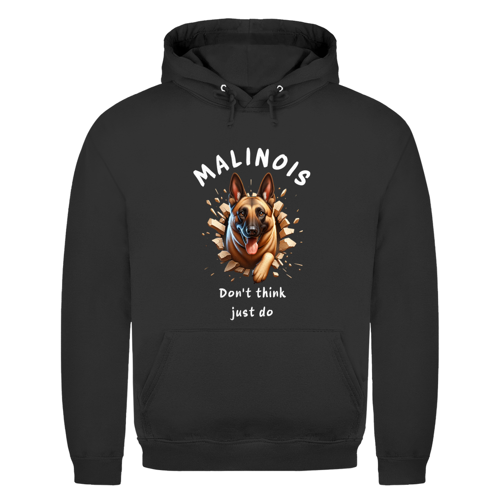Herren Hoodie Malinois Don't think just do