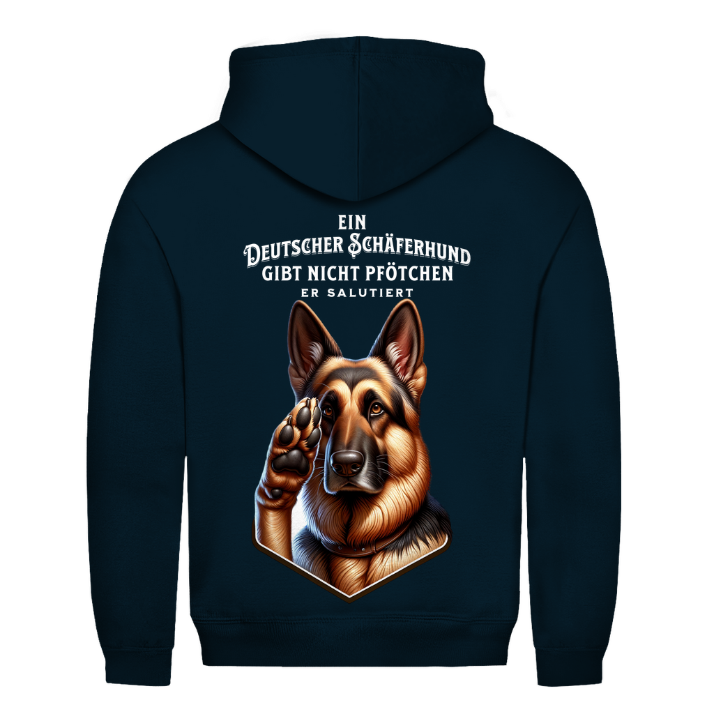 Herren Hoodie - Ein Deutscher Schäferhund gibt nicht Pfötchen