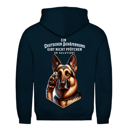 Herren Hoodie - Ein Deutscher Schäferhund gibt nicht Pfötchen