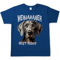Weimaraner Kopf - Best Buddy, Herren T-Shirt