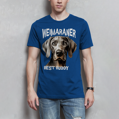 Weimaraner Kopf - Best Buddy, Herren T-Shirt