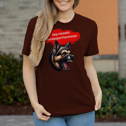 Deutscher Schäferhund Gendersprache Damen T-Shirt