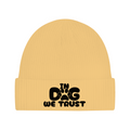 Beanie für Hundefans in dog we trust