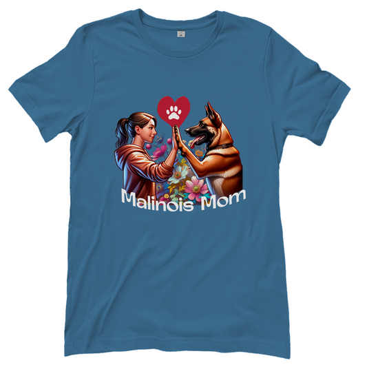Damen T-Shirt Malinois Mom