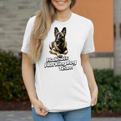 Damen T-Shirt Malinois Workingdog Team