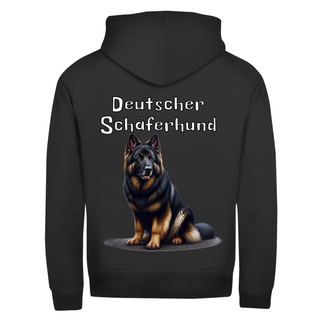 Herren Zipper Hoodie Deutscher Schäferhund