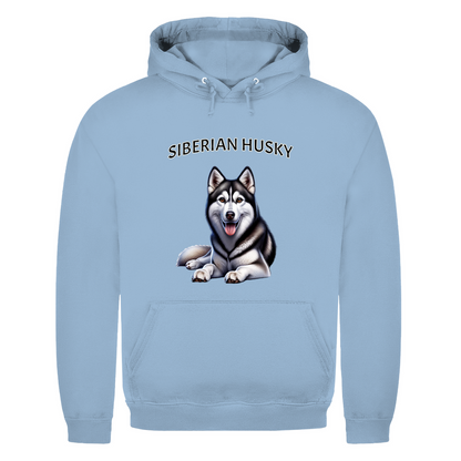 Herren Hoodie Siberian Husky