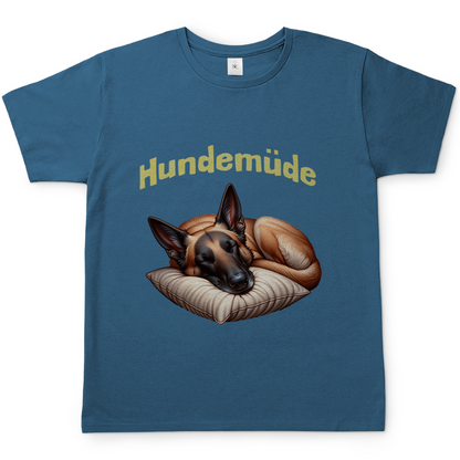 Herren T-Shirt Hundemüde Malinois