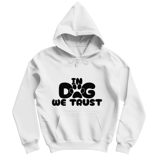 Herren Hoodie in Dog we trust