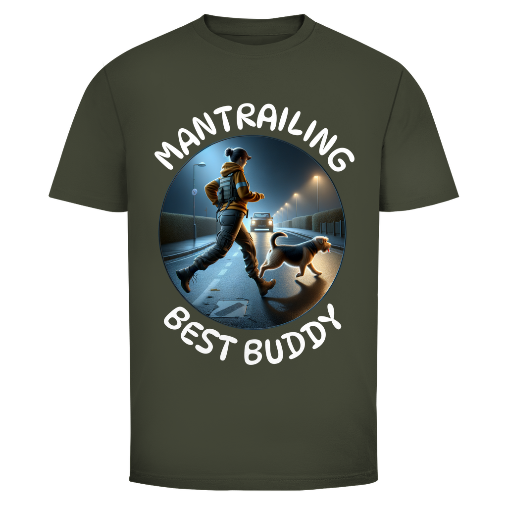 Mantrailing - Best Buddy Herren T-Shirt