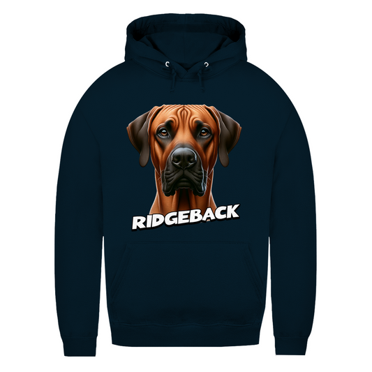 Damen Hoodie Ridgeback Kopf mit Schriftzug