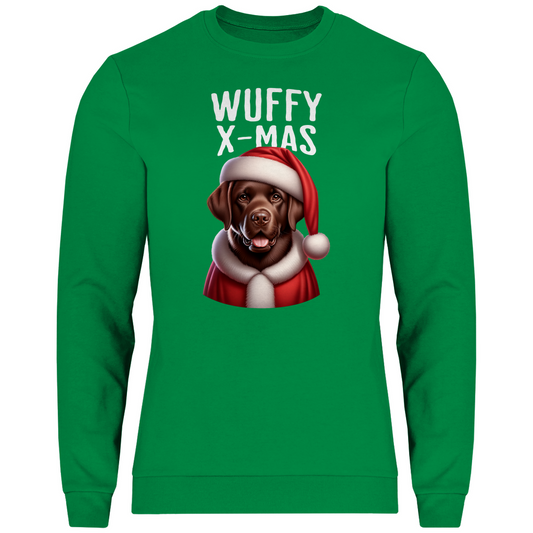 Labrador Weihnachts-Sweatshirt Herren/Unisex