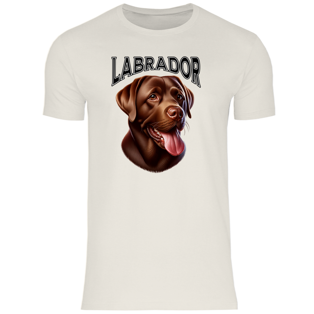 Labrador T-Shirt Schoko – Shirt für echte Hundefans