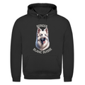 Herren Hoodie Weißer Schäferhund