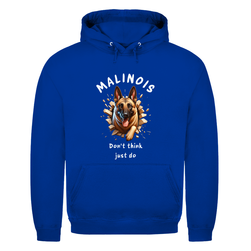 Herren Hoodie Malinois Don't think just do