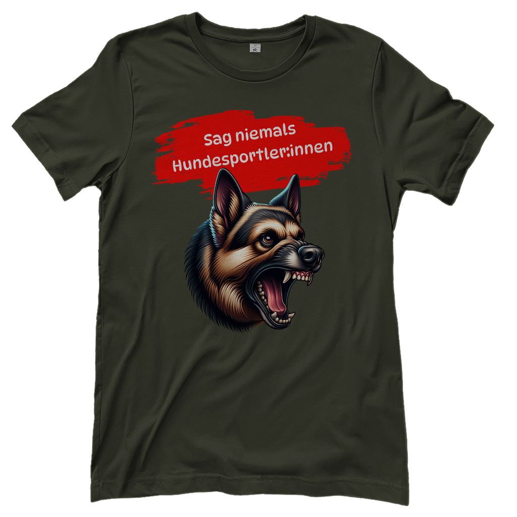 Deutscher Schäferhund Gendersprache Damen T-Shirt