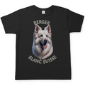 Herren T-Shirt Weißer Schäferhund