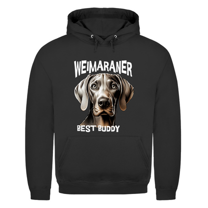Herren Hoodie Weimaraner Kopf