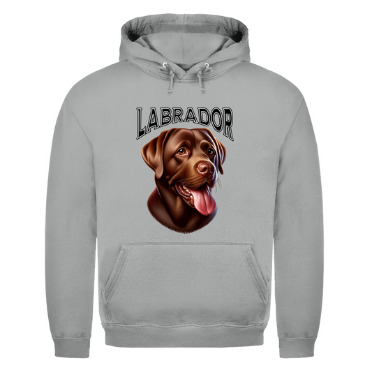 Herren Hoodie Labrador Schoko