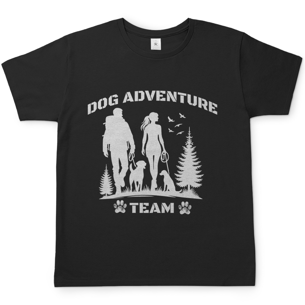 Herren T-Shirt Dog Adventure Team