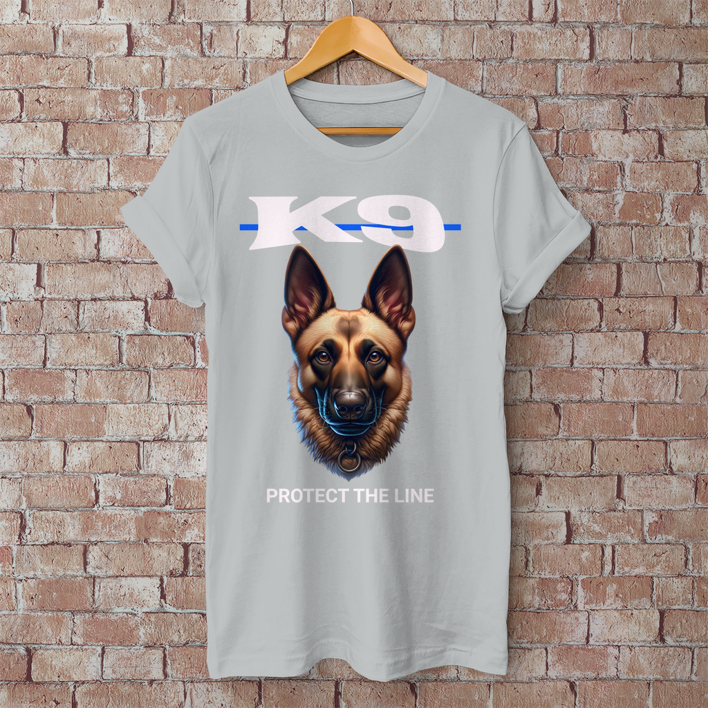 Herren T-Shirt Thin Blue Line Malinois