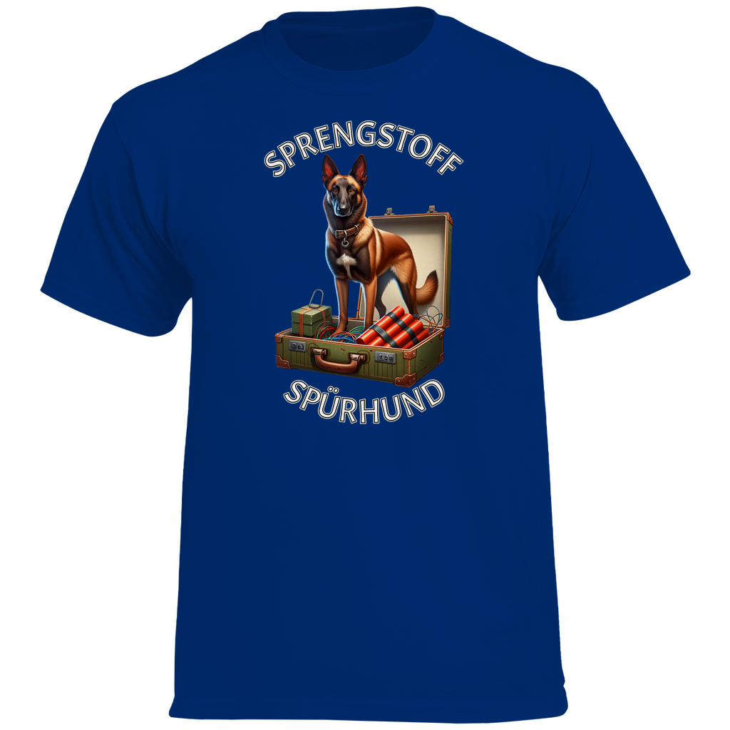 Sprengstoff-Spürhund Malinois Shirt – K9-Edition für Profis