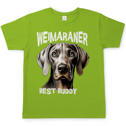 Weimaraner Kopf - Best Buddy, Herren T-Shirt