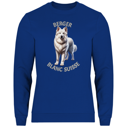 Berger Blanc Suisse, Weißer Schäferhund Sweatshirt, unisex