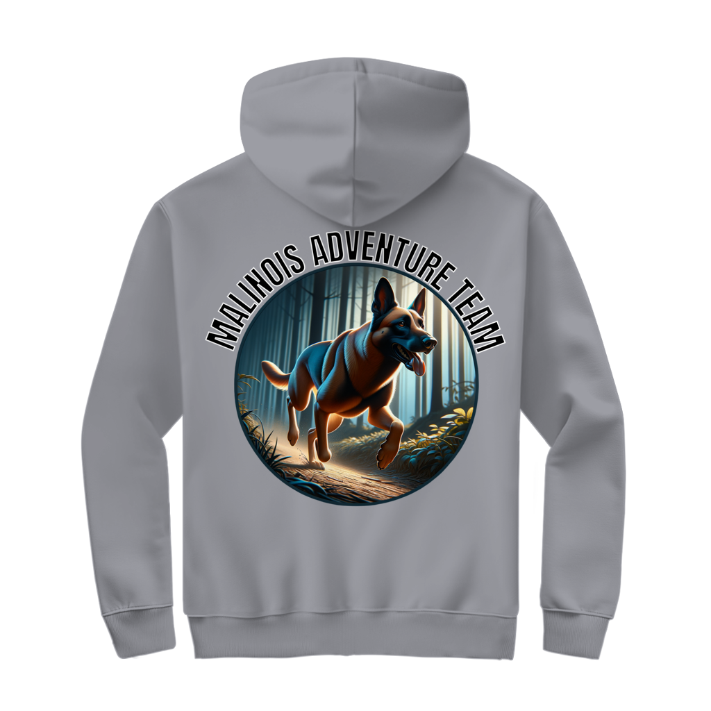 Kapuzenjacke Malinois Adventure Team, Personalisierbar