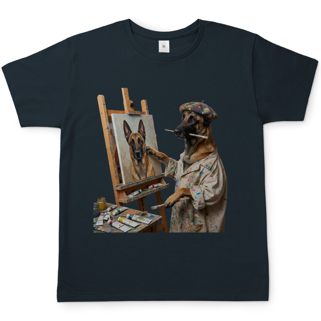 Exclusives Hundemotiv T-Shirt Unikat