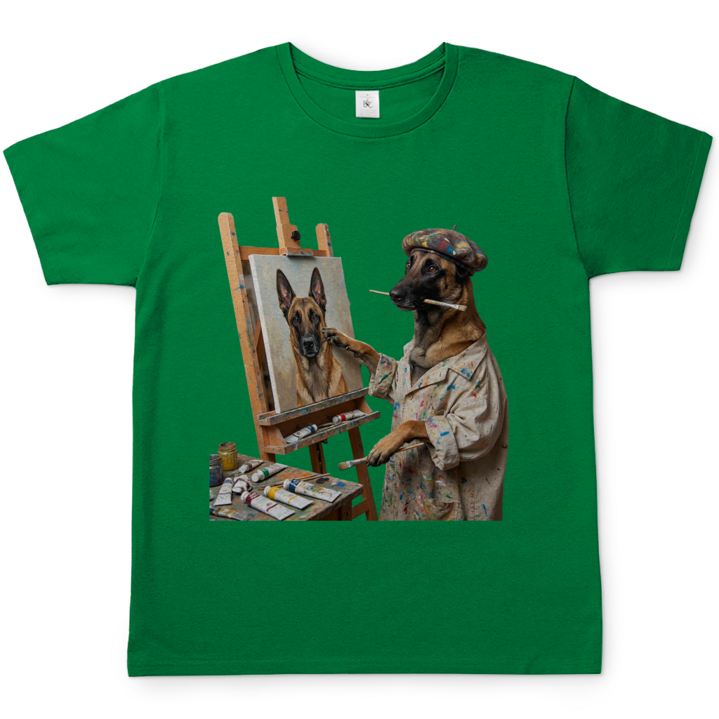 Exclusives Hundemotiv T-Shirt Unikat