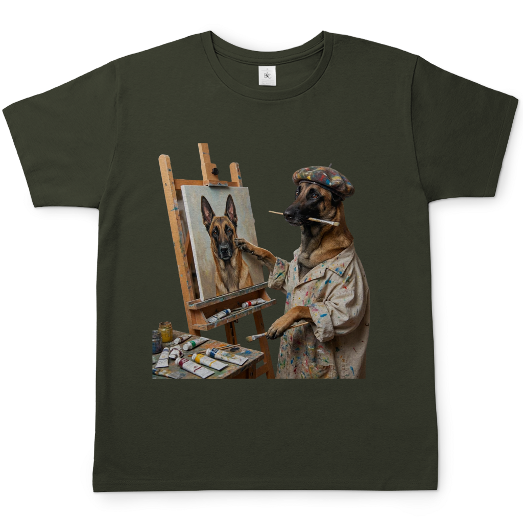 Exclusives Hundemotiv T-Shirt Unikat
