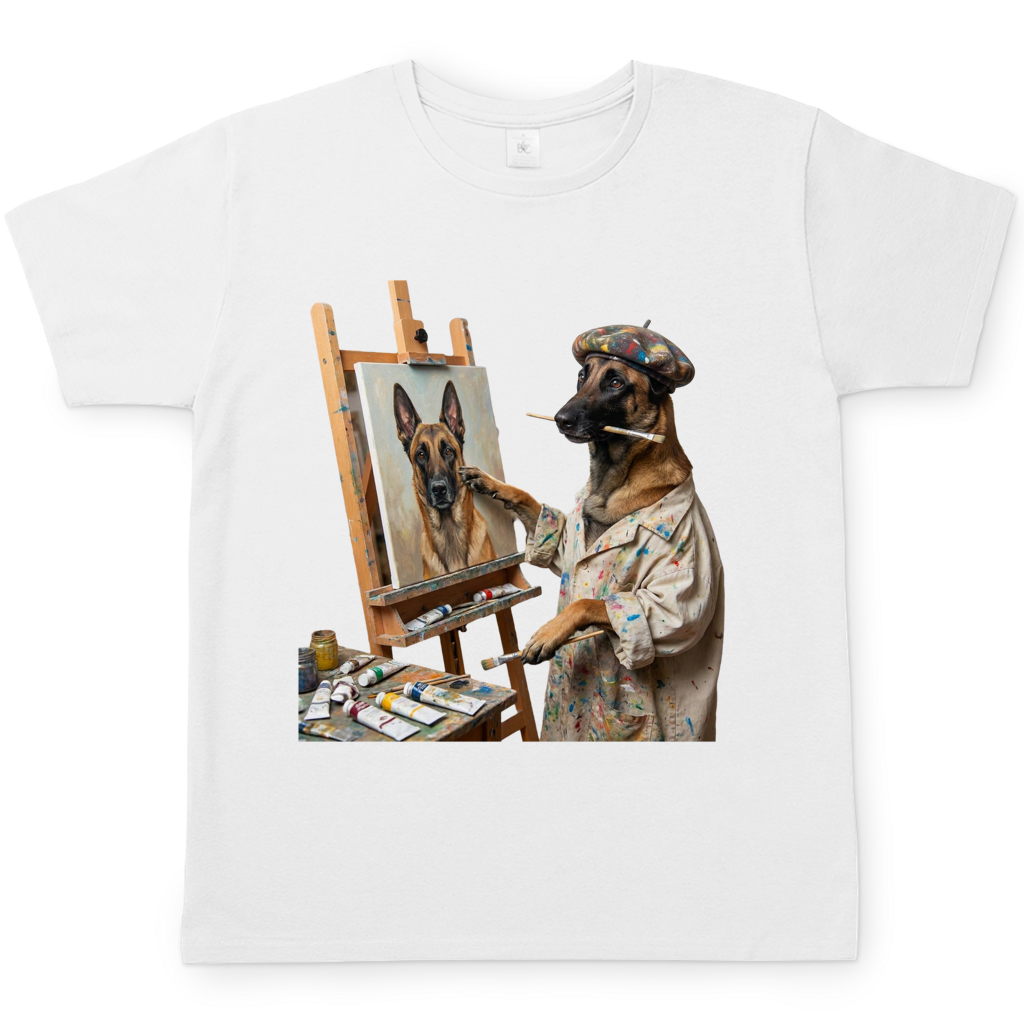 Exclusives Hundemotiv T-Shirt Unikat