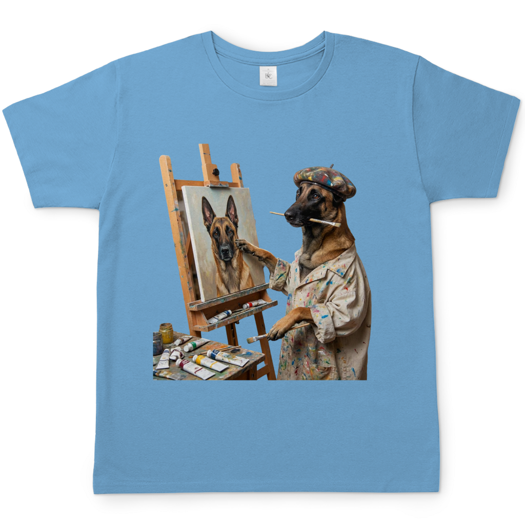 Exclusives Hundemotiv T-Shirt Unikat
