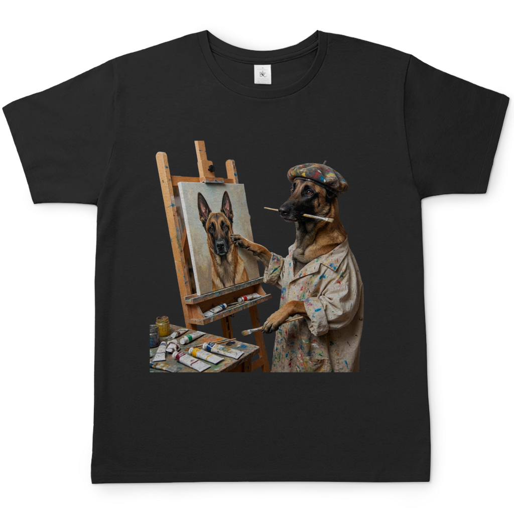 Exclusives Hundemotiv T-Shirt Unikat