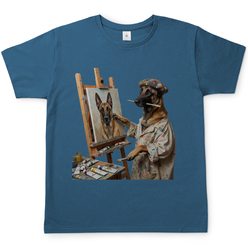 Exclusives Hundemotiv T-Shirt Unikat