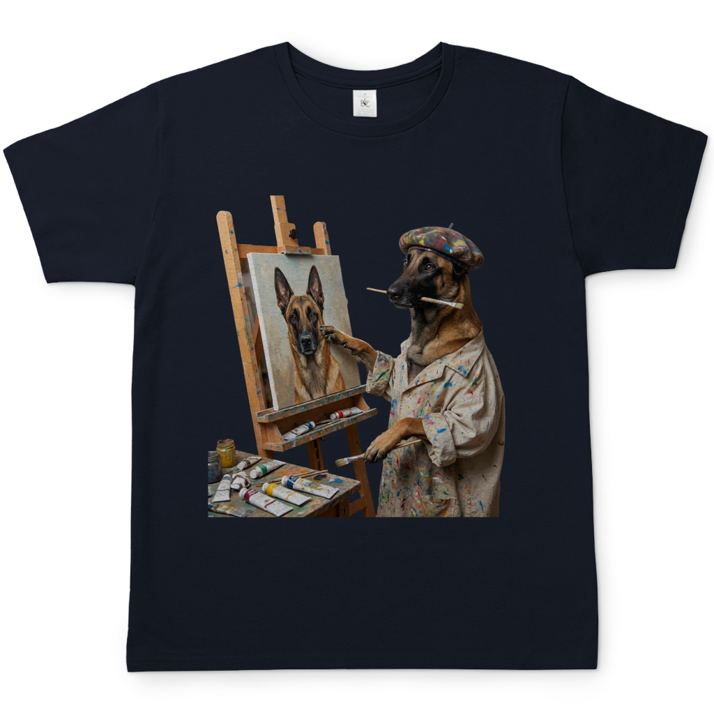 Exclusives Hundemotiv T-Shirt Unikat
