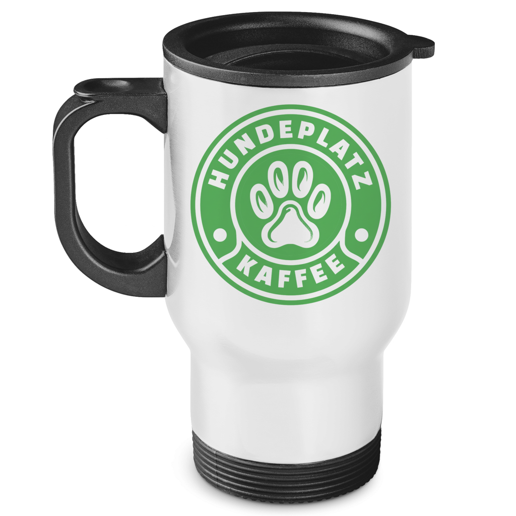 Edelstahl Thermobecher Hundeplatz Kaffee für Training und Turnier